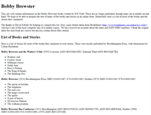 Tablet Screenshot of bobbybrewster.org.uk
